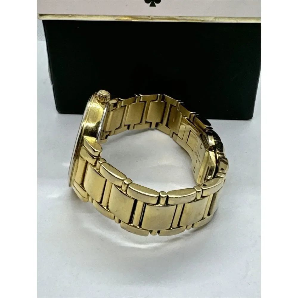 Kate Spade New York 0007 Women's Gold Stainless Steel Analog Dial Watch JNA109